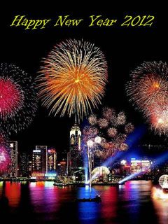 Neujahrsfeuerwerk Feier