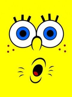 Gesicht von SpongeBob Schwammkopf