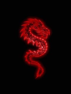 Roter Drachen Kunst