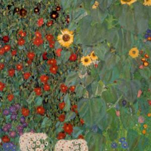 Buntes Blumenlandschaft