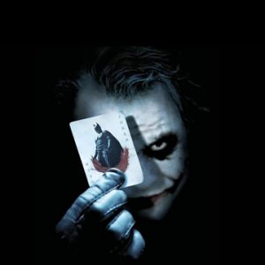 Joker Hintergrund mit Spielkarte