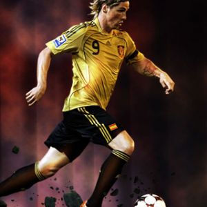 Fernando Torres Fußballaktion