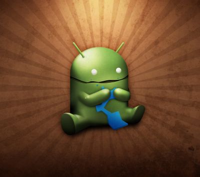 Android Charakter Spielend