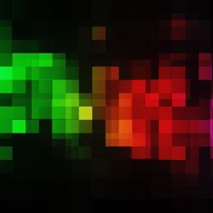 Bunte Abstrakte Pixelkunst