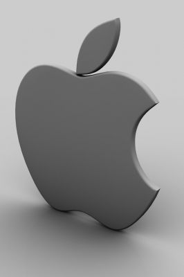 3D Design des Apple Logos