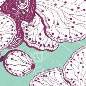 Orchideenmuster Design