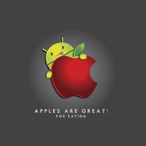 Android Apfel Illustration