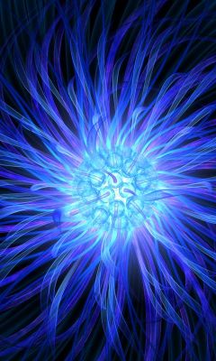Blaues Abstraktes Lichtdesign