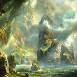 Majestätische Ozeanlandschaft