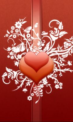 Herz Blumen Design
