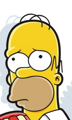 Zeichentrickfigur Homer Simpson