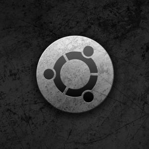 Ubuntu-Logo auf Dunklem Hintergrund