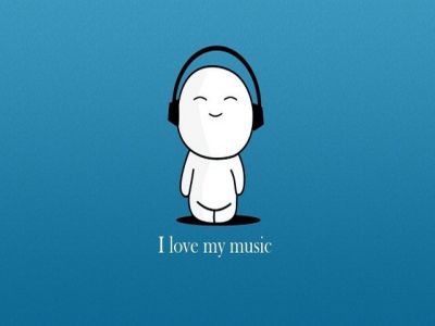 Niedlicher Musikcharakter