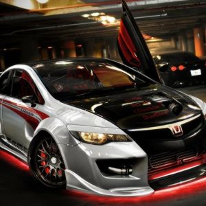Modifiziertes Honda Civic Auto