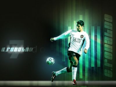 Fußballaktion Cristiano Ronaldo