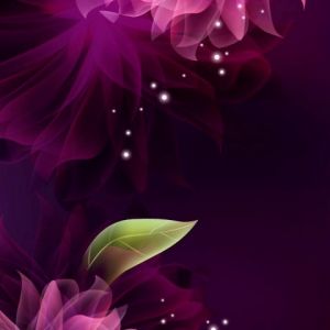 Schöner Lila Blumen Abstrakt