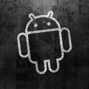 Minimalistisches Design des Android-Logos