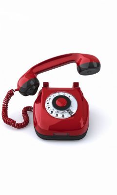 Vintage Rotes Telefon