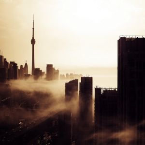 Toronto Skyline bei Sonnenuntergang