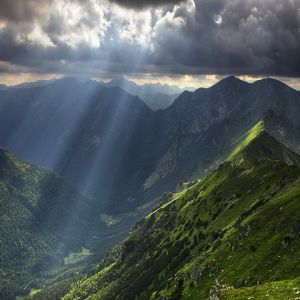 Majestätische Berglandschaft