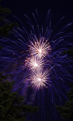 Bunte Feuerwerke