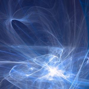 Blaues Abstraktes Fraktaldesign
