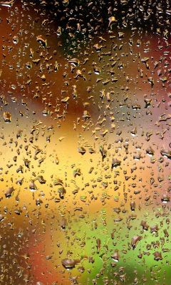 Regnerisches Fenster Abstrakt