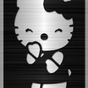 Hello Kitty Silhouette Kunst
