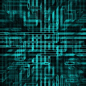 Futuristische Technologiemuster