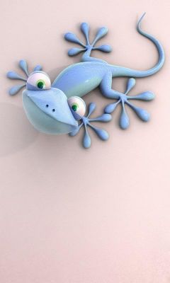 Süßer Blauer Gecko