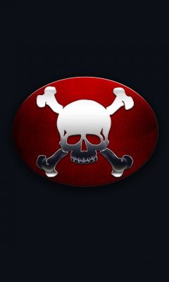 Totenkopf und Kreuzknochen