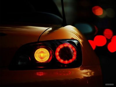 Stylisches Rücklicht eines Autos