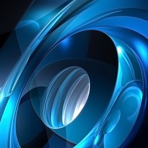 Blaue Abstrakte Wirbel