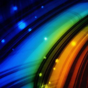 Bunte Abstrakte Wellen