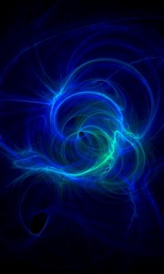 Blaues Abstraktes Wirbel-Design