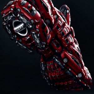 Nissan Auto Skulptur