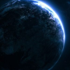 Beeindruckende Erde im Weltraum