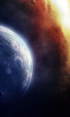 Beeindruckende Weltraumsicht