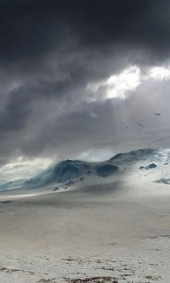Majestätische Schneebedeckte Berge