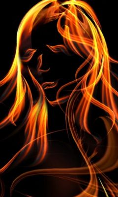 Flammenhaar Kunst