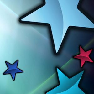 Bunte Sternmuster