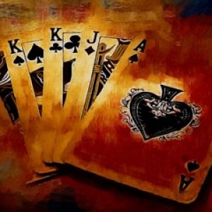 Spielkarten Kunstwerk