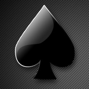 Schwarzes Pik-Symbol