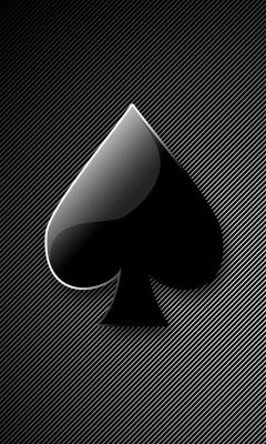 Schwarzes Pik-Symbol