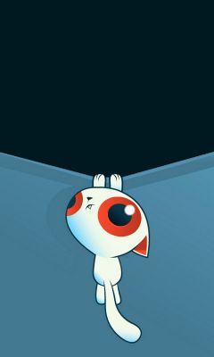 Niedliche Cartoon Katze