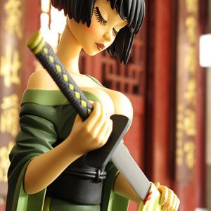 Stilvolle Samurai-Mädchen