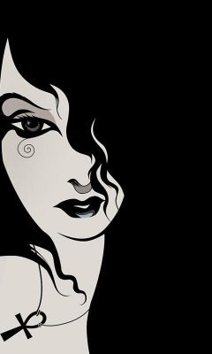 Stylische Frauenillustration