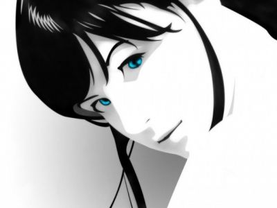 Stylische Mädchenillustration
