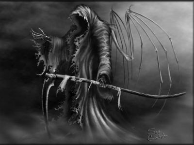 Dunkle Fantasie Grim Reaper Kunst