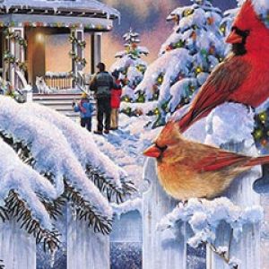 Winterwunderland Weihnachtsansicht